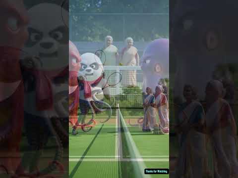 grandmother's playing tennis