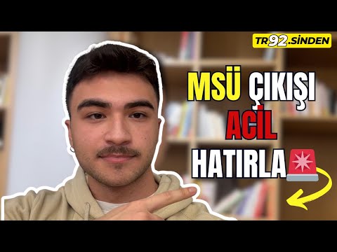 🚨MSÜ Kötü mü Geçti? #tyt #ayt #yks2025