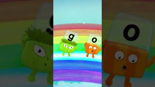 Rainbow Letters! 🌈 | Spelling for Kids | Alphablocks #shorts