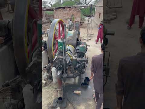 Old Black Engine!!Starting Diesel Engine Dasi Engine