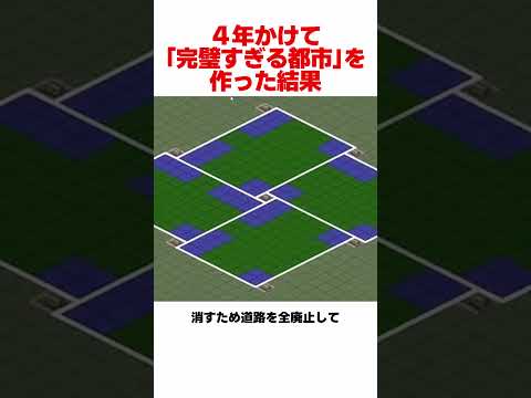 4年間かけて完璧すぎる都市を作った結果