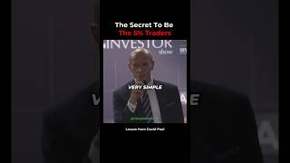 The Secret To Be The 5% Traders
