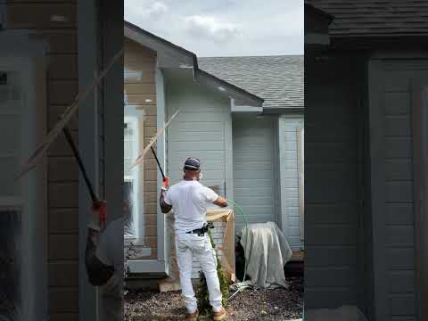 Spray technique! #housepainter #diy #sprayer