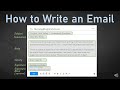 Email Etiquette and Formatting