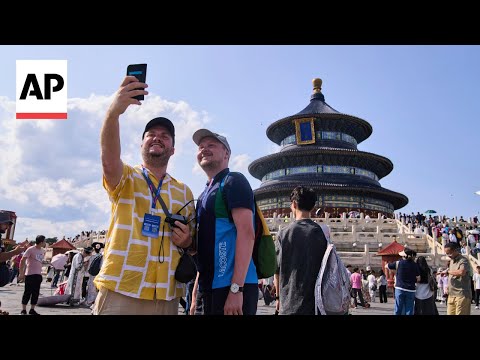 YouTube video thumbnail: China Extends Visa-Free Entry to More Than 70 Countries to Draw Tourists