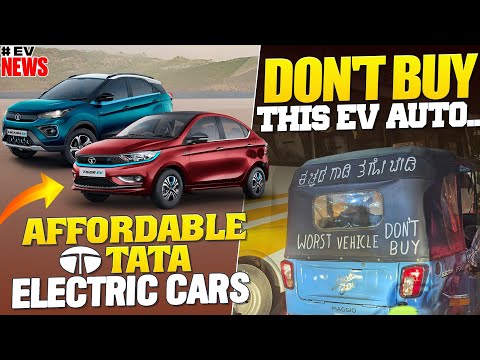 Affordable TATA Electric Cars | Don't Buy This EV Auto | Electric Vehicles India