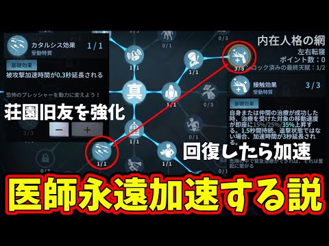 【第五人格】医師のためだけにあるような新人格モリモリにしたら最強じゃね？【IdentityⅤ】【アイデンティティ5】