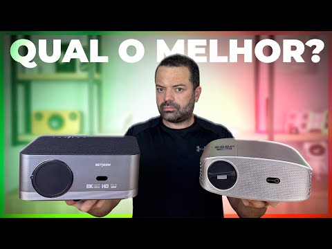 MENOS DE R$1.000: Qual o Melhor Projetor? Bettdow AC1041 vs FlixTone D8W