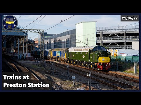 *LSL Class 40 with ex DRS 57 + 37s DiT* Trains at Preston Station | 21/04/22
