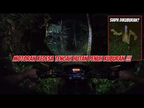 TERROR MAHKLUK HALUS DIJALAN~MOTORAN KEHUTAN JAM 1 MALAM~HORROR