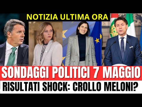 Shock: SONDAZZI POLITICI 7 maggio: SCOSSA INASPETTATA e CLASSIFICA RIBALTATA, CHI STA CROLLANDO?! โ ๏ธ