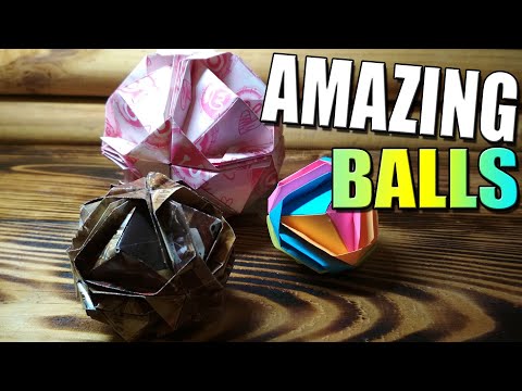 2 Amazing No Glue Paper Balls | Gift Box | Easy Origami Crafts