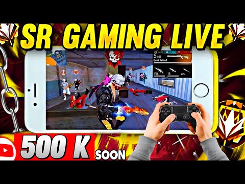 SR GAMING LIVE PLAYING FREE FIRE IN PLAYSTATION😲1vs1 #satvik#classyff #nonstopgaming#garenafreefire