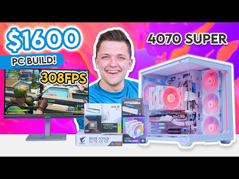 Awesome $1600 Gaming PC Build 2024! 🚀 [Full Build Guide - ft. RTX 4070 Super!]