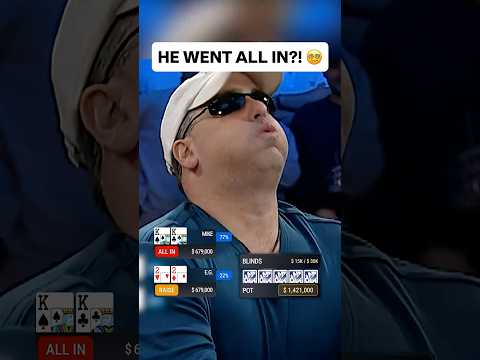 ALL IN with POCKET 2s vs KINGS at $1,700,000 WPT Final Table 😵 #poker #casino #pokerhands