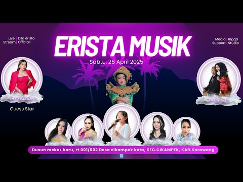 🔴📡 ERISTA MUSIC | CIKAMPEK KOTA, KEC CIKAMPEK KARAWANG || Sabtu 26 April 2025