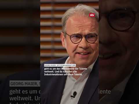 Georg Maier (SPD) im #ntv Duell für die Landtagswahlen in Thüringen