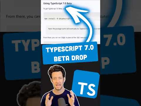 TypeScript Just Got 10x Faster... #typescript #programming #go