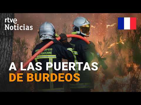 El incendio de Gironda arrasa 42.000 hectáreas y causa 250.000 evacuaciones | RTVE