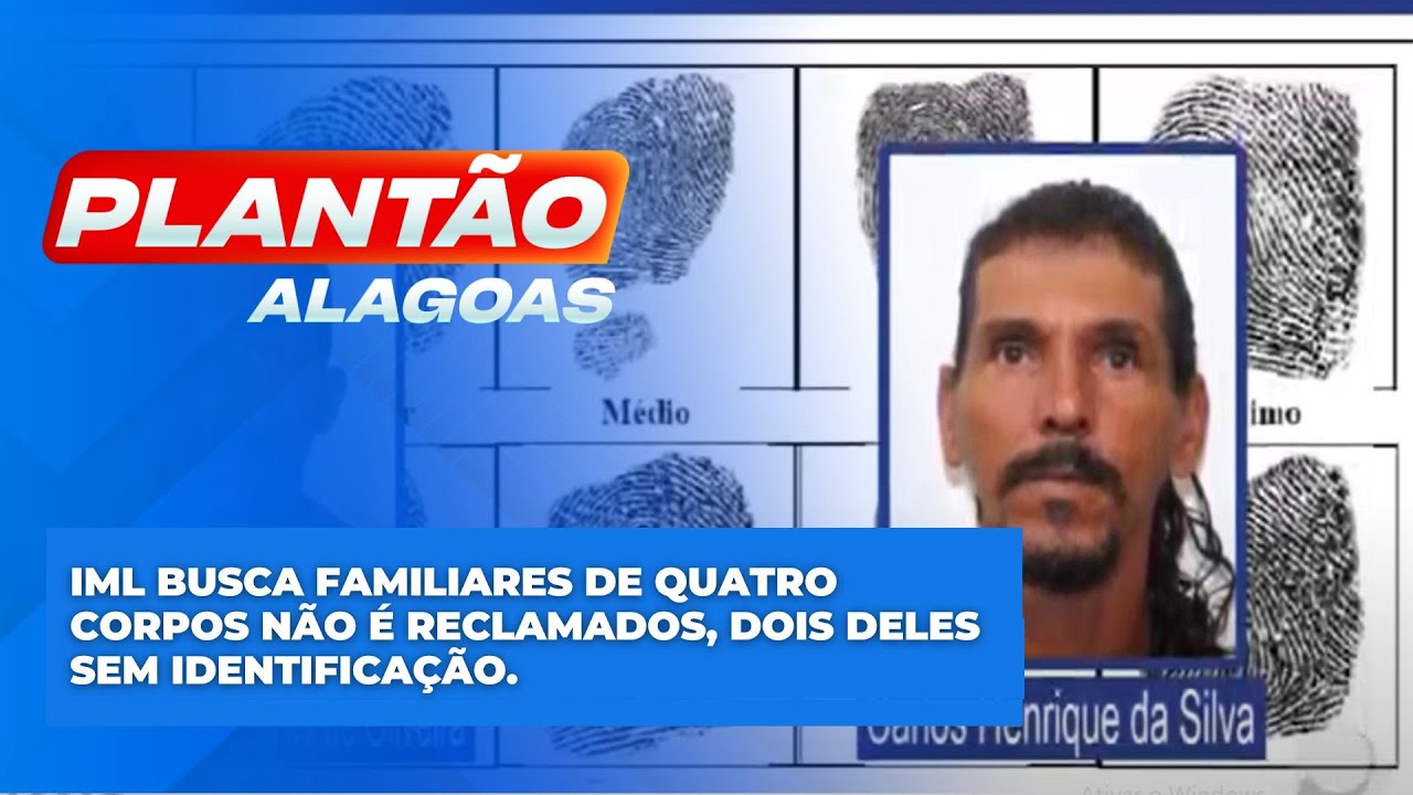IML busca familiares de quatro corpos n&atilde;o &eacute; reclamados, dois deles sem identifica&ccedil;&atilde;o.