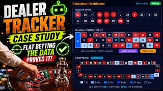 🎯 Flat Betting + Dealer Tracker | A Fair Roulette Case Study
