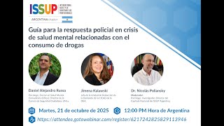 Guía para la respuesta policial en crisis de salud mental relacionadas con el consumo de drogas