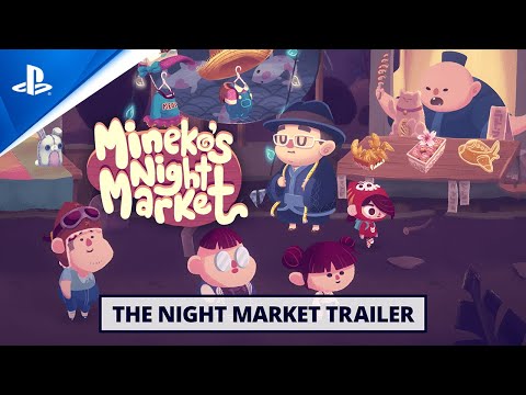 Mineko's Night Market - The Night Market Trailer | PS5 & PS4 Games