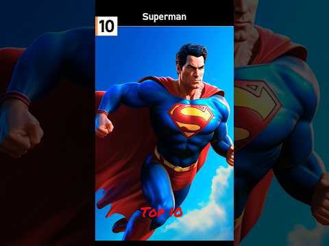 Top 10 Most Powerful DC Superheroes of All Time | Generated Art Using Ai