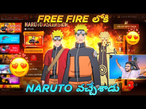 Munna Bhai Spinning New Naruto Bundle Event😍 New FreeFire Event✨ - Free Fire Telugu - MBG ARMY