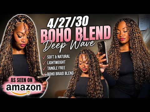 4/27/30 Boho Color Mix Mini Tutorial ft. Amazon YWigs | Dopeaxxpana