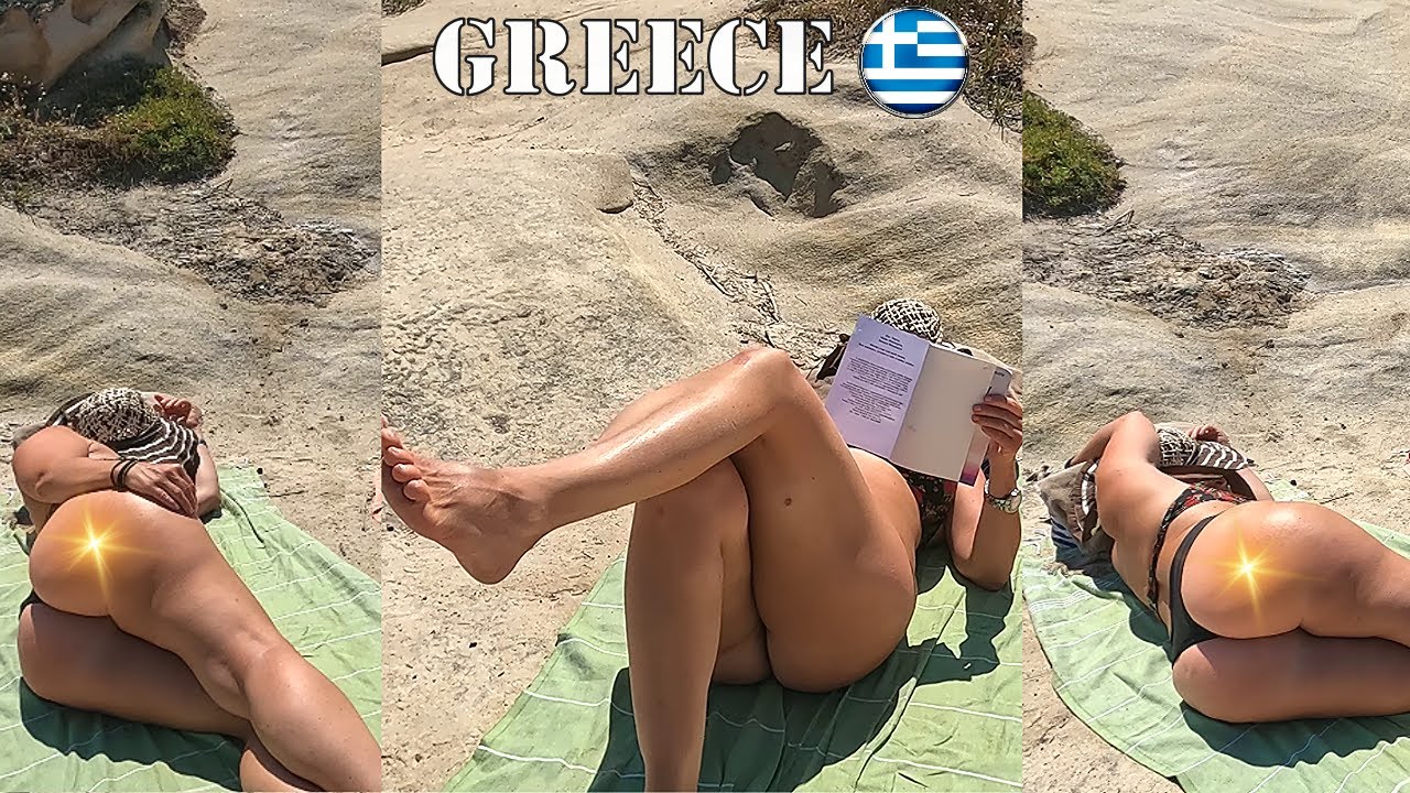 BIKINI BEACH | Greece beach 🏖️ Halkidiki Orange 🍊🍹 Beach Walk 2023