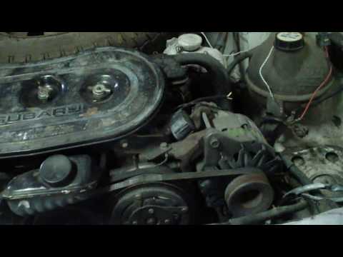 SUBARU LEONE 1992год замена подшипников задней ступицы