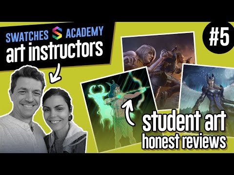 Pro Artists Honest Reviews of Student Art #5