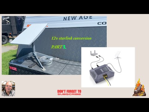 Convert starlink to 12v for caravan