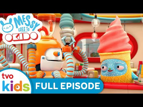 MESSY GOES TO OKIDO – Thirsty Robot 🤖💙 NEW 2023 Season 1 Full Episode | TVOkids