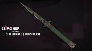 Stiletto Knife Forest DDPAT Gameplay