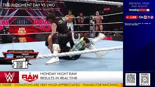 On air! Moday Night Raw results in real time