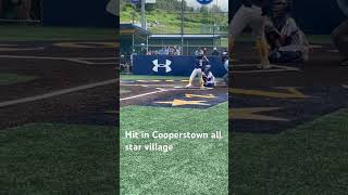 Cooperstown Hit #baseball #hit #cooperstown #shorts