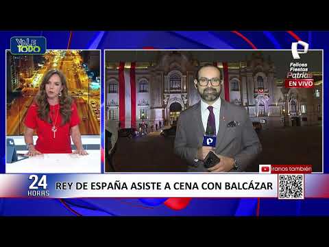 Presidente Balcázar y rey Felipe VI se reunieron en Palacio de Gobierno