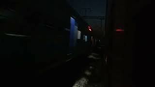 New Delhi rajendra Nagar express passing 13006 Amritsar express.. night view