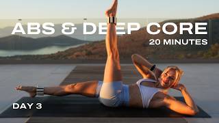 20 Min Pilates Abs & Core Workout | All Core Areas (No Crunches!)