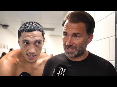 “F*****G BRUTAL” Eddie Hearn FIRST REACTION TO JAI OPETAIA KNOCKOUT | USYK OR ZURDO NEXT?