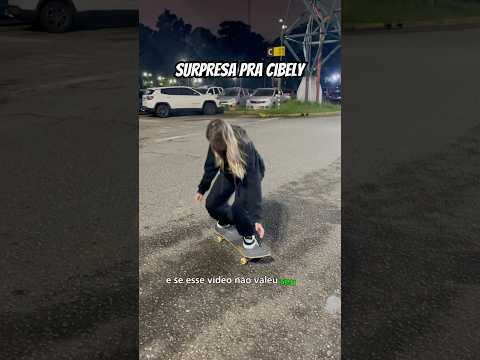 Surpresa pra Cibely #1casalskatista #skateboard