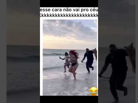 Ataque na Praia 😱 #meme #viral #rir #shorts #comedia co