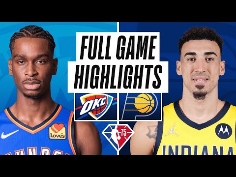 THUNDER at PACERS | FULL GAME HIGHLIGHTS | February 25, 2022 video clip 