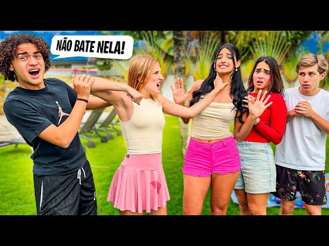 MINHA NAMORADA BRIGOU FEIO COM A FÃ MALUCA POR CAUSA DE CIÚME 😱😱😱