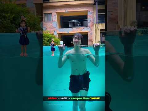👉ये छोटी लड़की आदमी के सिर के🤪बालों में चली जाती है फिर जो हुआ😂👀 #squidgamchallenge #shortsfeed