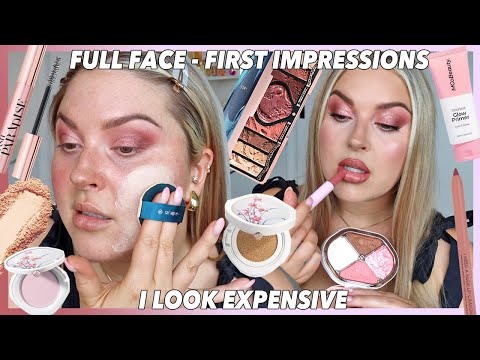 is this the most flawless foundation EVER?! 🤯 Full Face of First Impressions ft. Florasis