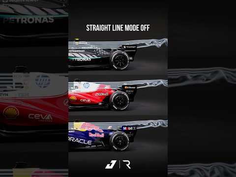 Comparing Ferrari, Mercedes, Red Bull F1 straight mode 💨