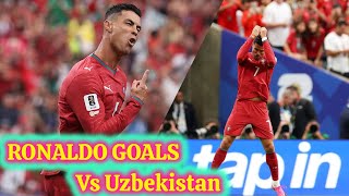 Portugal 5-0 Uzbekistan Ronaldo Scores 2 Goals| Full Match Highlights.